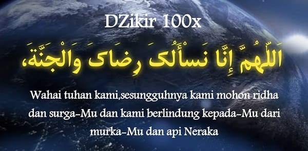 Allahumma Inni As Aluka Jannah Arab, Latin danArtinya Doa Berlindung Dari Api Neraka